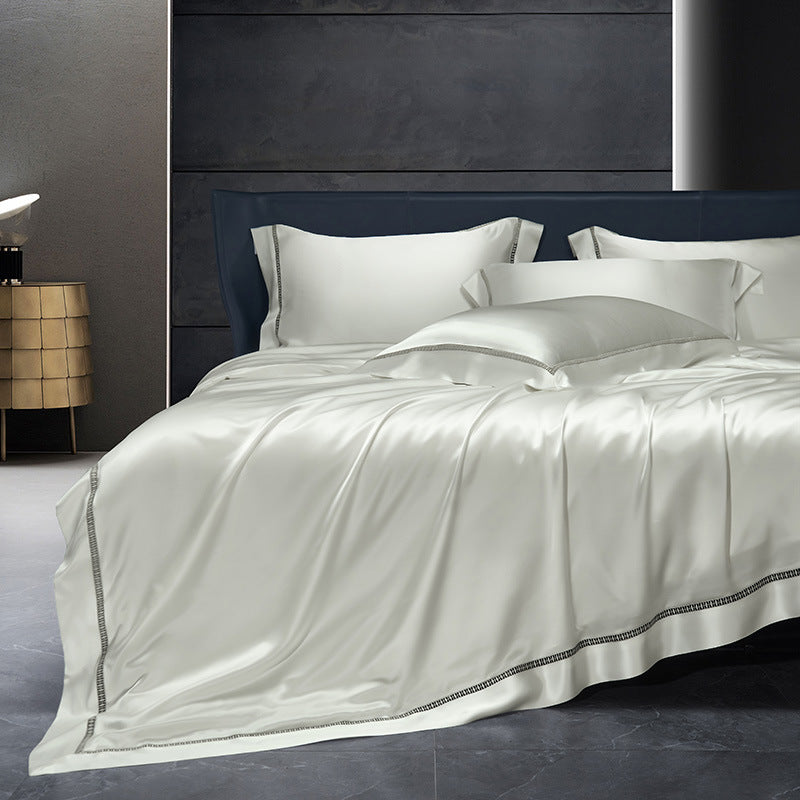 【30匁 】シルク寝具 天然上質100% シルク高級寝具カバー  ヨーロッパ風   純色 多色展開  肌触りいい ファッション 光沢 単品からセットまで