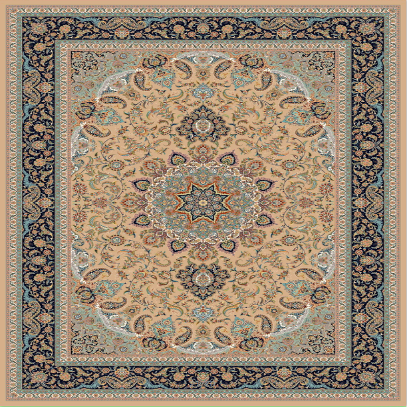 【カーペット・ラグ】ヨーロッパレトロ 華やか