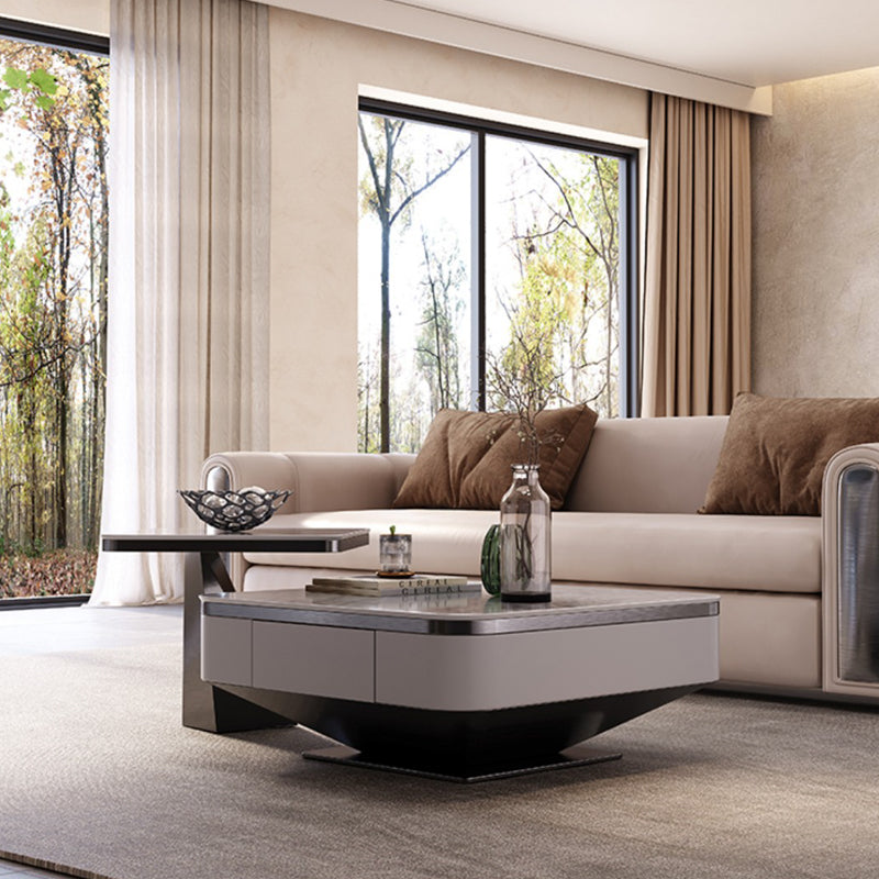 【ローテーブル】マーブル柄 ステンレス脚 選べる3サイズ 脚色グレー 100日間返品交換保証制度