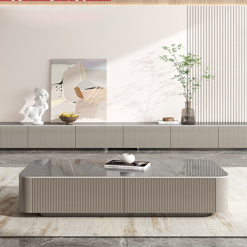 【ローテーブル】マーブル柄 繊細なデザイン 選べる2色 サンドグレー 長方形テーブル130*70 100日間返品交換保証制度