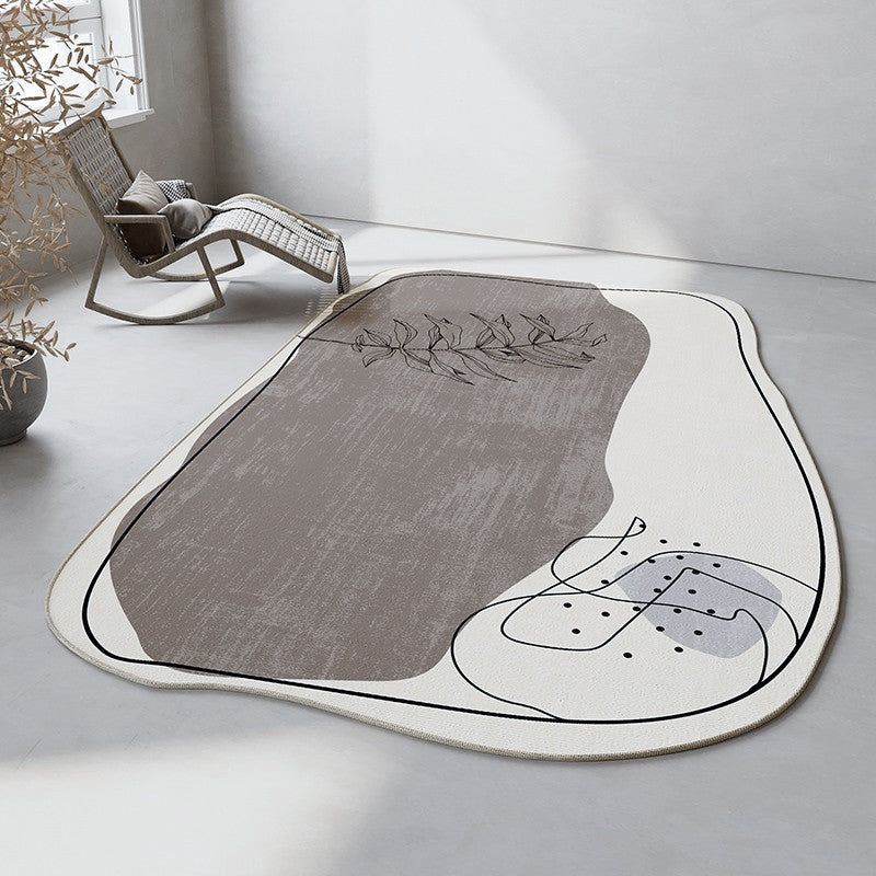 【カーペット・ラグ】シンプルデザイン 不規則 選べる4種