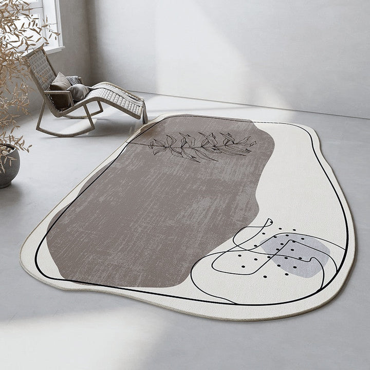 【カーペット・ラグ】シンプルデザイン 不規則 選べる4種