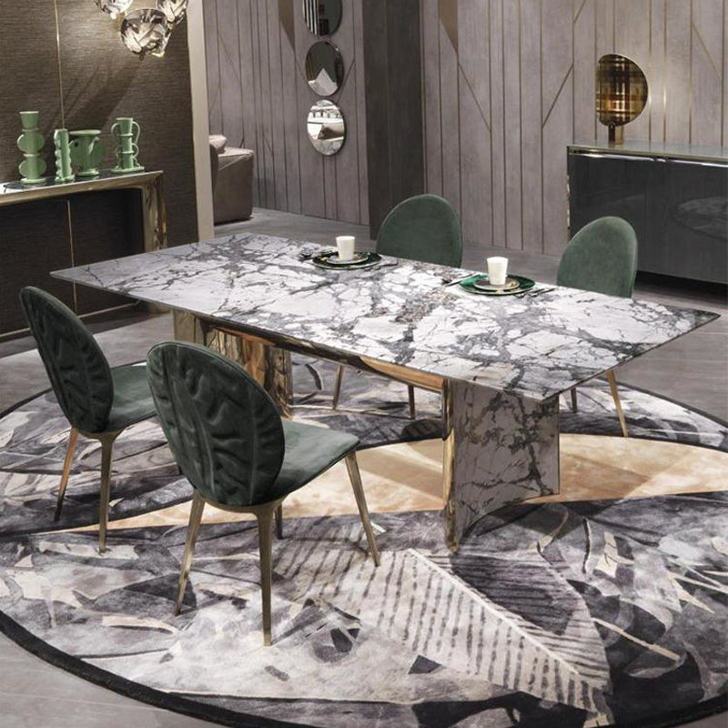 【椅子・チェア】上質な優雅 おしゃれ 葉柄