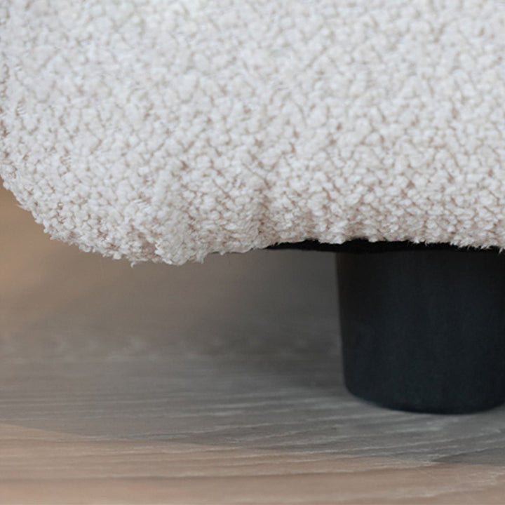 【ソファ】ソファー クリーム色おしゃれ 選べる4素材 ソファの脚の細部画像