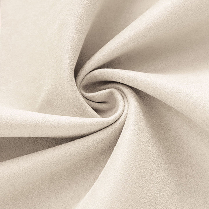 【ソファ】美しいクリーム色 1/2/3/4人掛け ホワイト 高密度ウレタンフォーム・フェザー 生地素材細部画像