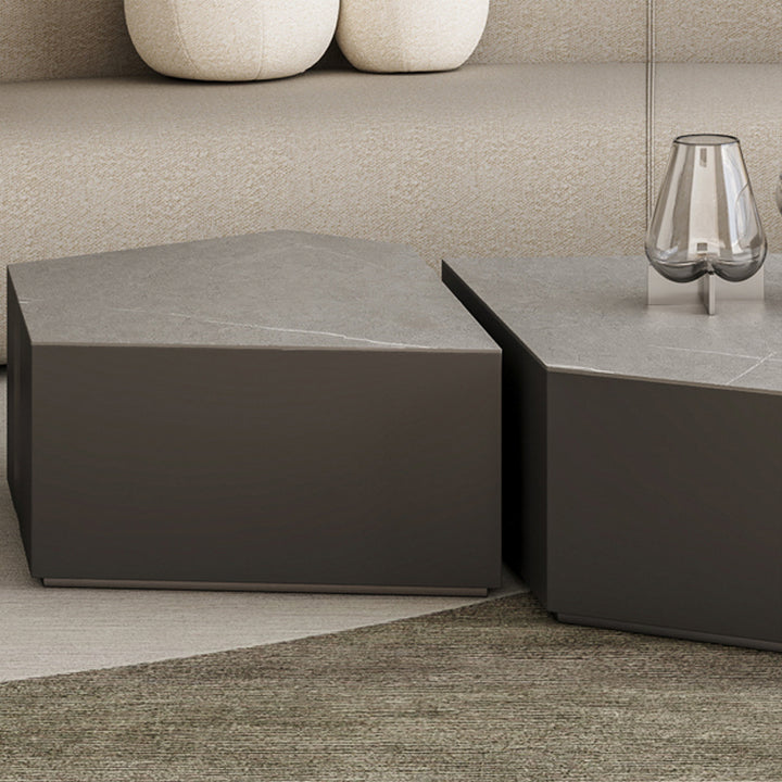 【ローテーブル】異形 デザイン性 イタリア風 ローテーブルの細部画像 100日間返品交換保証制度