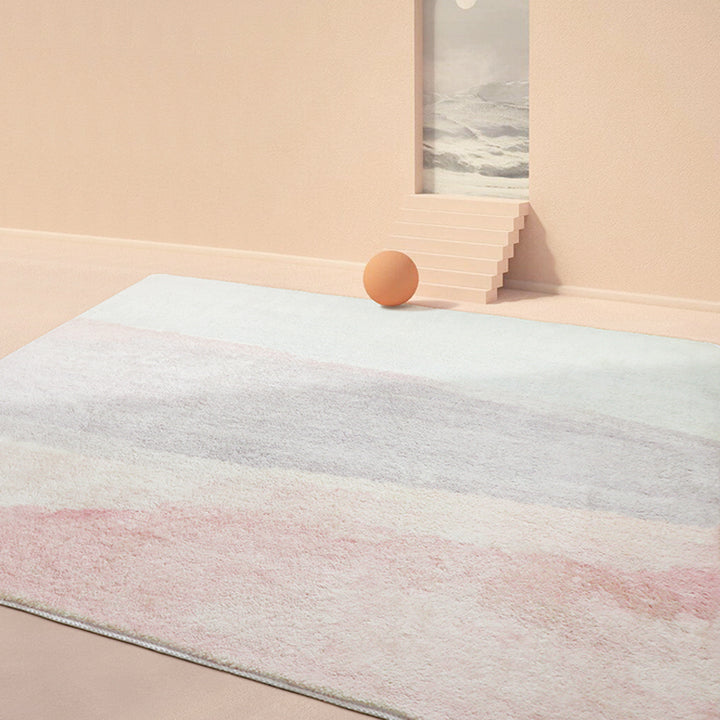 【カーペット・ラグ】カラフル水彩画風 選べる3種