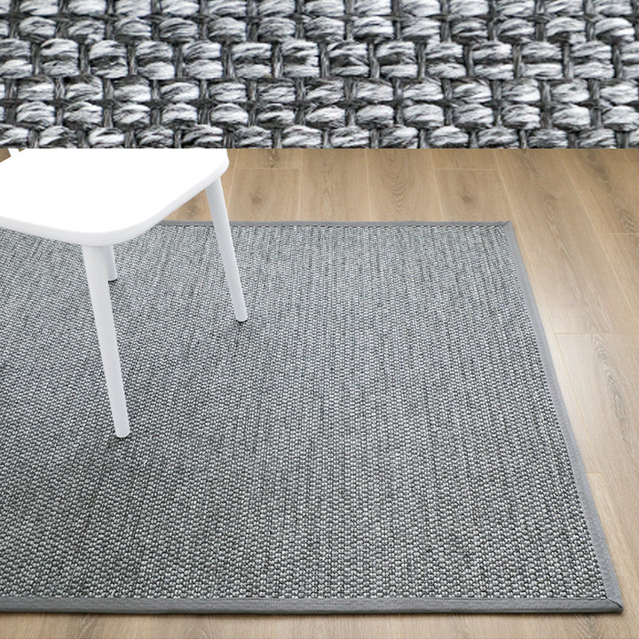 【カーペット・ラグ】グレーリネン 夏向け