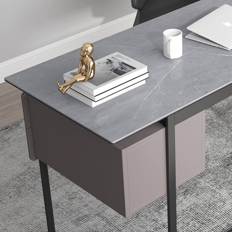 【デスク】テーブル モダン 現代感 セラミック天板テーブルの細部画像