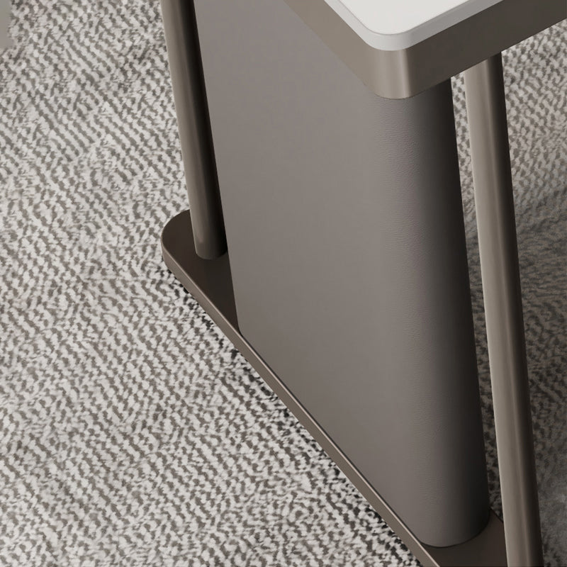 【デスク】テーブル 高級感 モダンなデスク ワークデスクの脚の細部画像