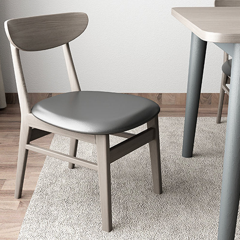 【ダイニングテーブル】モダン 天然木 選べる3サイズ 椅子の座面の細部画像