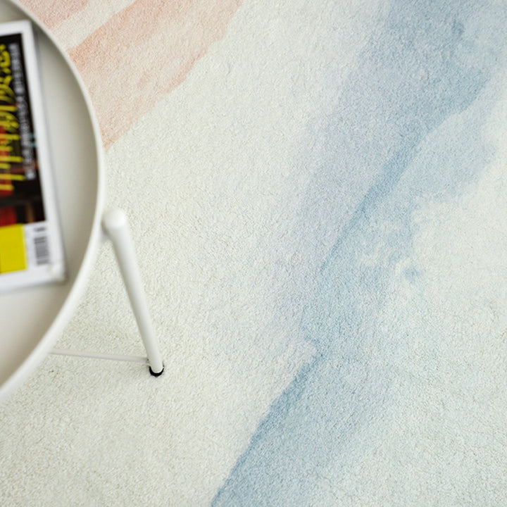 【カーペット・ラグ】カラフル水彩画風 選べる3種