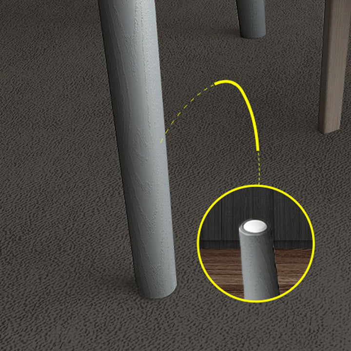 【ダイニングテーブル】モダン 天然木 選べる3サイズ 椅子脚カバーの細部画像