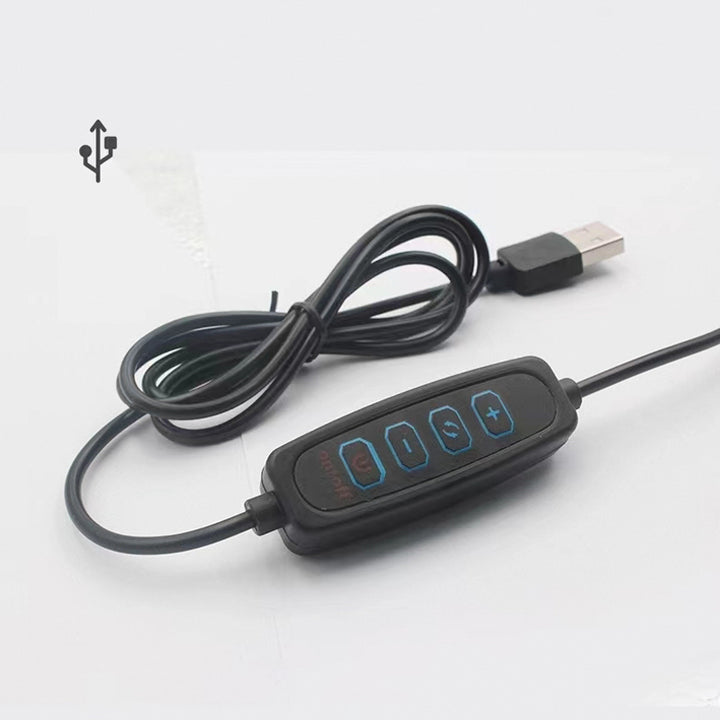 【ローテーブル】イタリア風ライト付き四方型 ライトのUSBケーブルの細部画像 100日間返品交換保証制度