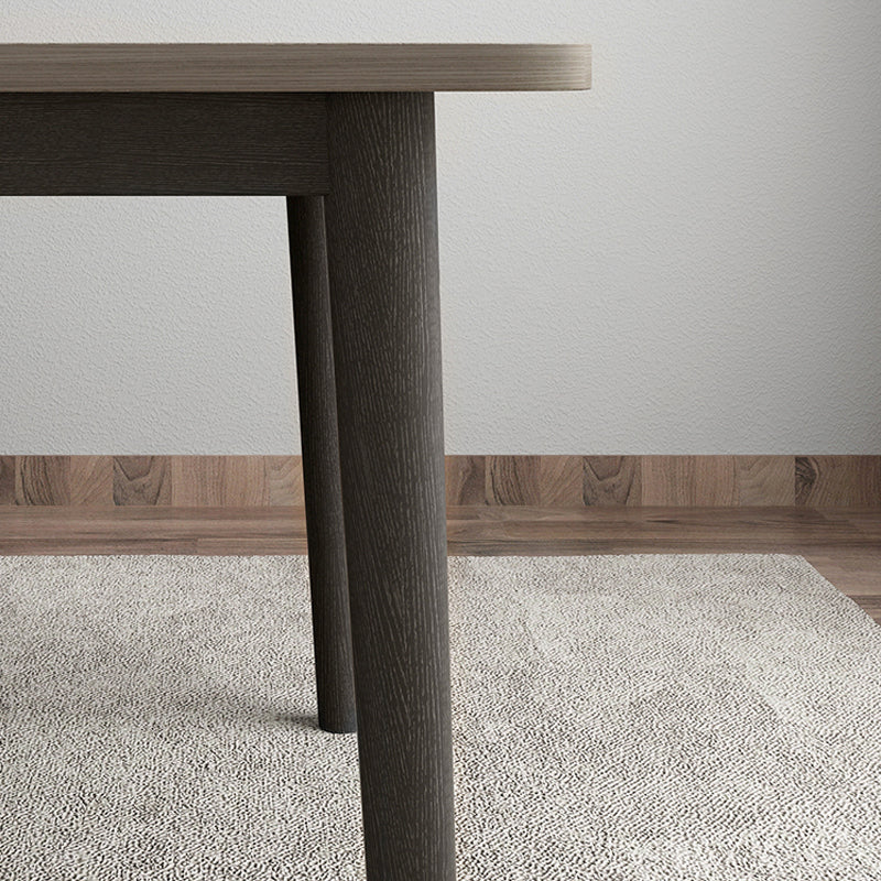 【ダイニングテーブル】モダン 天然木 選べる3サイズ ダイニングテーブルの脚の細部画像