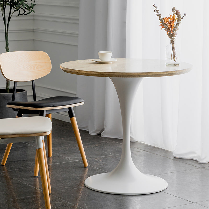 INDOORPLUS公式/北欧風インテリア カフェテーブル ナチュラル+ホワイト ☆安心の100日間返品保証制度☆