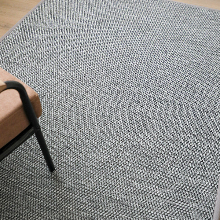 【カーペット・ラグ】グレーリネン 夏向け