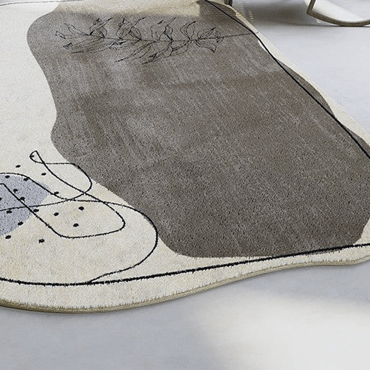 【カーペット・ラグ】シンプルデザイン 不規則 選べる4種