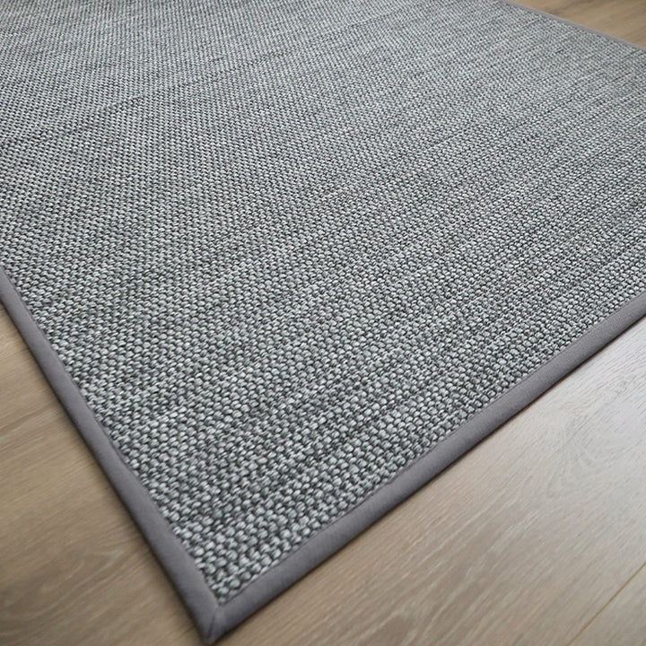 【カーペット・ラグ】グレーリネン 夏向け