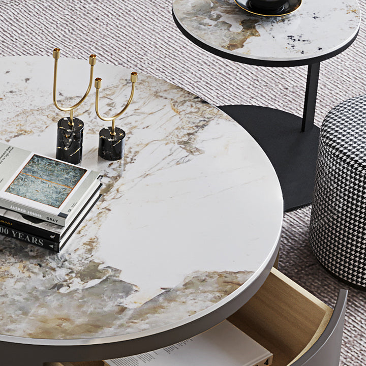 【ローテーブル】イタリア風 モダン 選べる4色 低いテーブルの細部画像 100日間返品交換保証制度