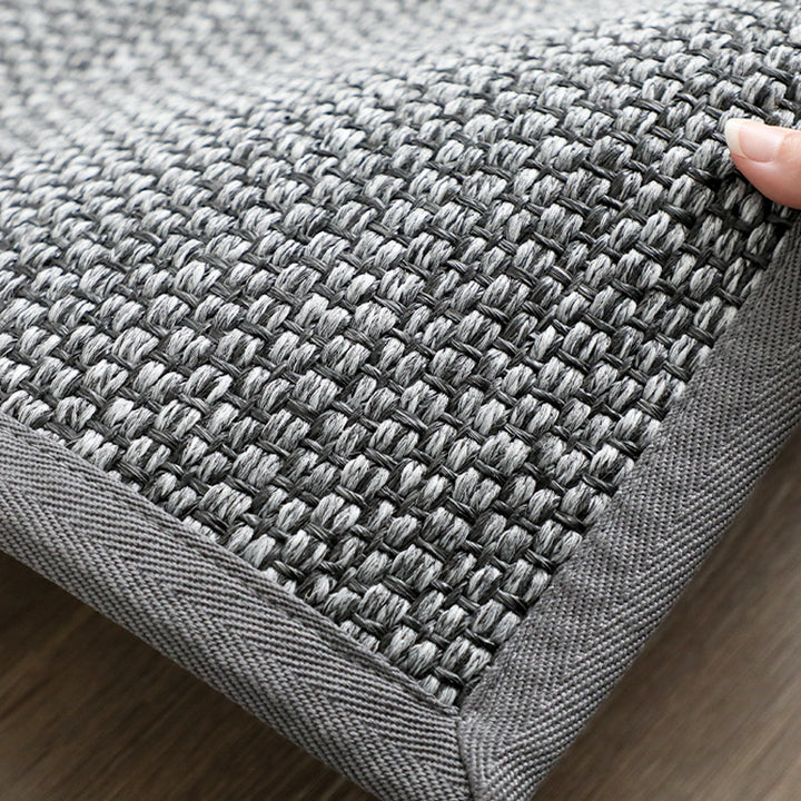 【カーペット・ラグ】グレーリネン 夏向け