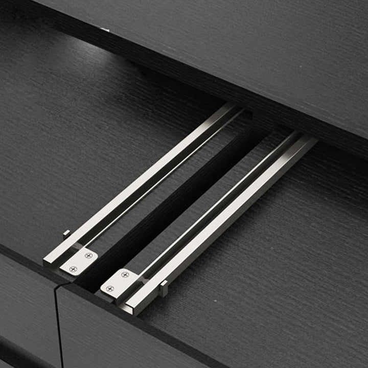 【テレビボード】伸縮式のテレビボード モダン風 金属製スライドレールの細部画像