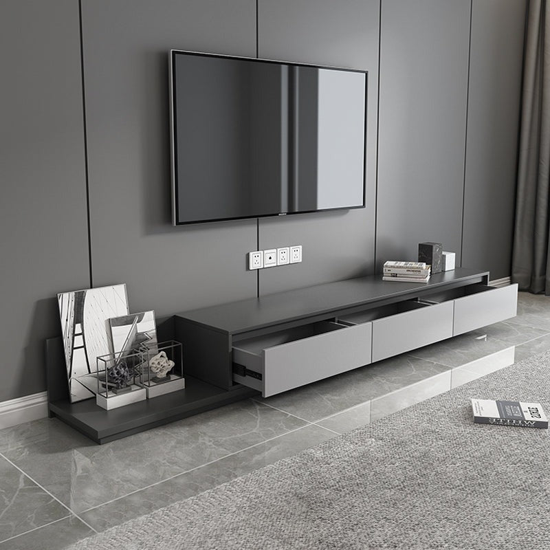 【テレビボード】伸缩式のテレビボード 海外風 グレー 伸縮式 200~350*40*35