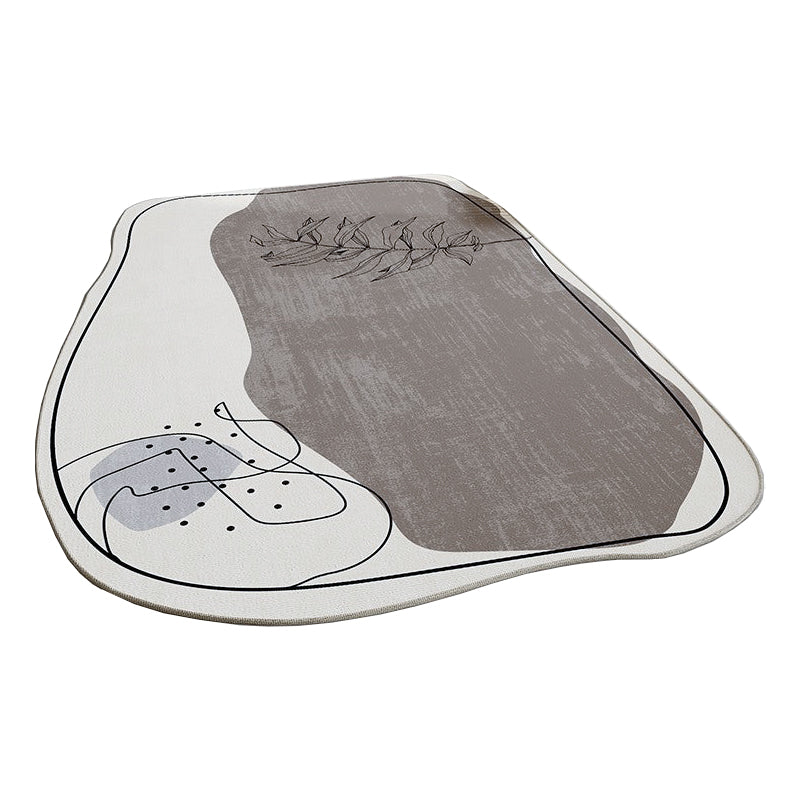 【カーペット・ラグ】シンプルデザイン 不規則 選べる4種