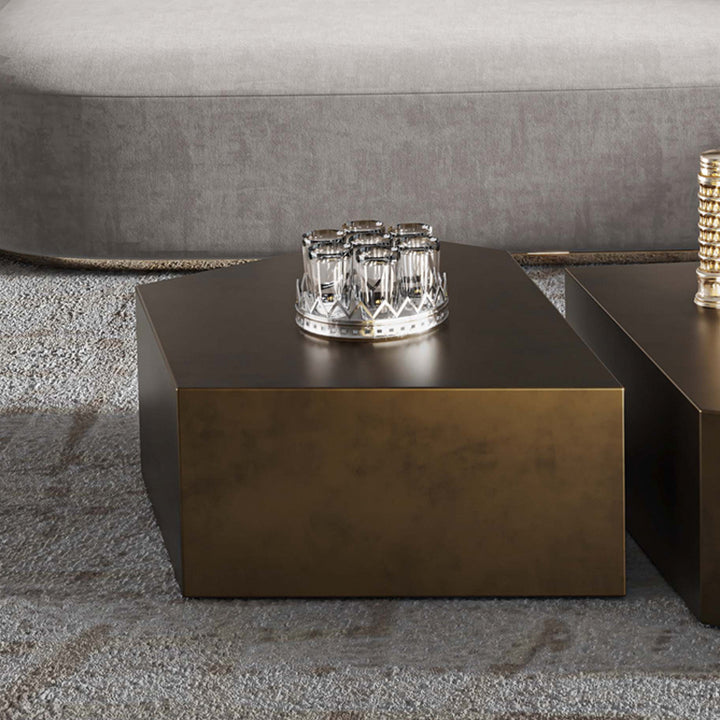 【ローテーブル】異形テーブル ステンレス製 ローテーブルの細部画像 100日間返品交換保証制度