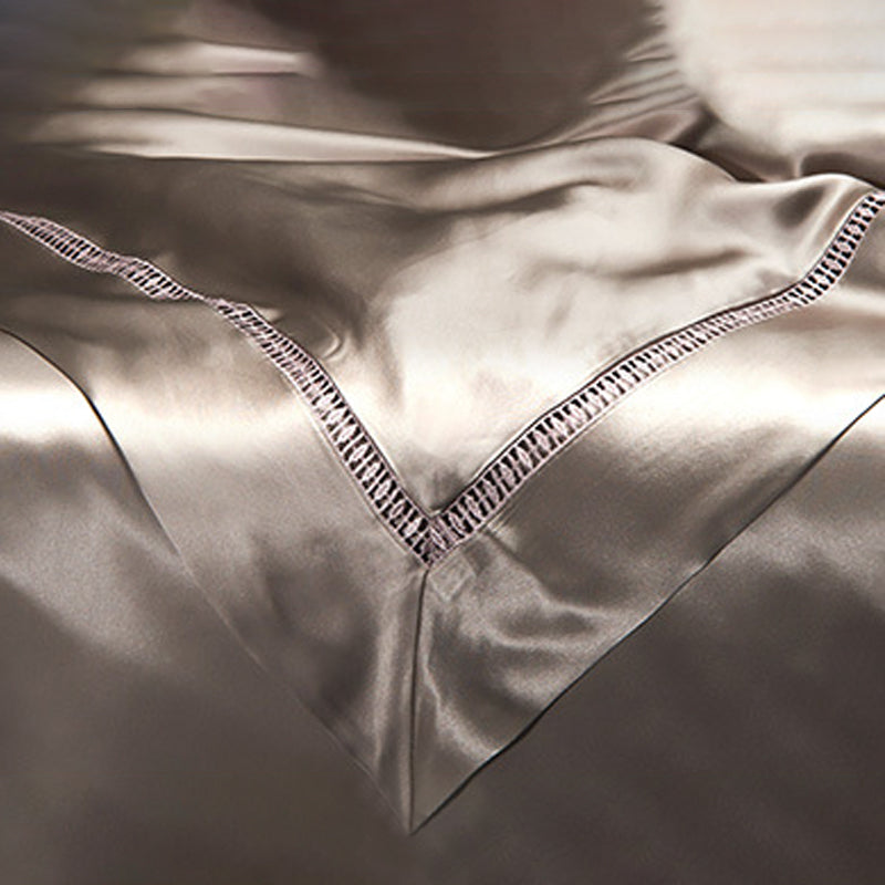 【30匁 】シルク寝具 天然上質100% シルク高級寝具カバー  ヨーロッパ風   純色 多色展開  肌触りいい ファッション 光沢 単品からセットまで