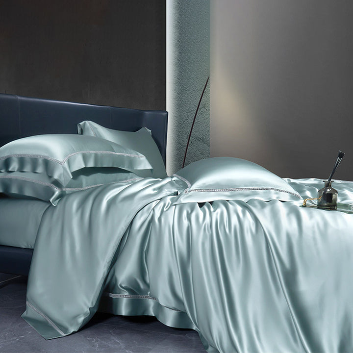 【30匁 】シルク寝具 天然上質100% シルク高級寝具カバー  ヨーロッパ風   純色 多色展開  肌触りいい ファッション 光沢 単品からセットまで