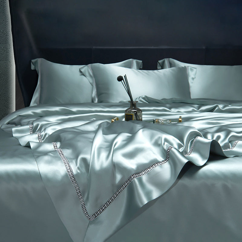 【30匁 】シルク寝具 天然上質100% シルク高級寝具カバー  ヨーロッパ風   純色 多色展開  肌触りいい ファッション 光沢 単品からセットまで