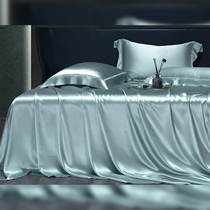 【30匁 】シルク寝具 天然上質100% シルク高級寝具カバー  ヨーロッパ風   純色 多色展開  肌触りいい ファッション 光沢 単品からセットまで