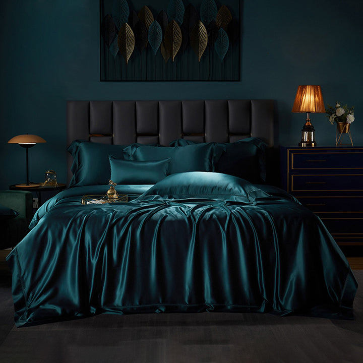 【30匁 】シルク寝具 天然上質100% シルク高級寝具カバー  ヨーロッパ風   純色 多色展開  肌触りいい ファッション 光沢 単品からセットまで