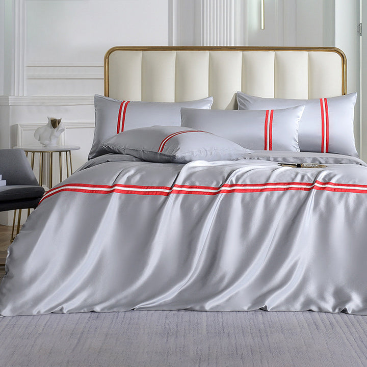 【19匁 】シルク寝具 上質シルク 100%高級 かっこいい イギリス风 プレーン 寝具セット シーツセット 単品からセットまで