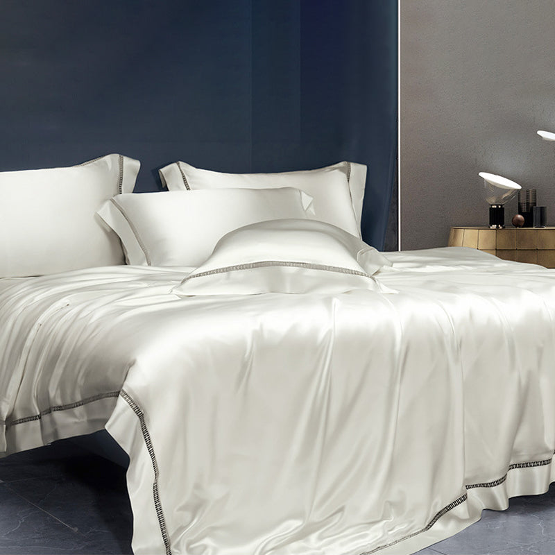 【30匁 】シルク寝具 天然上質100% シルク高級寝具カバー  ヨーロッパ風   純色 多色展開  肌触りいい ファッション 光沢 単品からセットまで