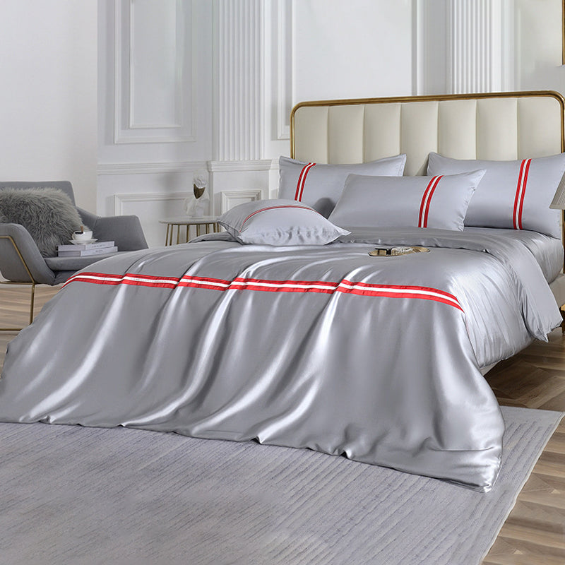 【19匁 】シルク寝具 上質シルク 100%高級 かっこいい イギリス风 プレーン 寝具セット シーツセット 単品からセットまで