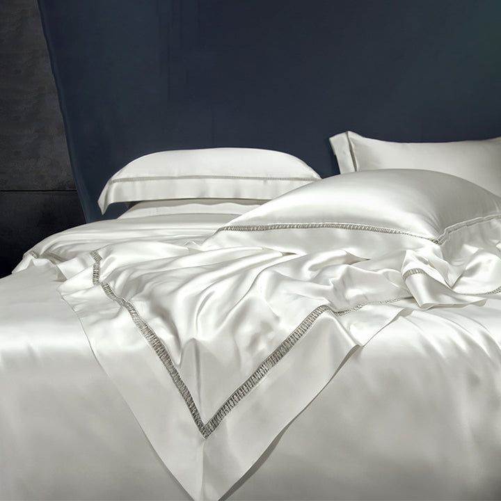 【30匁 】シルク寝具 天然上質100% シルク高級寝具カバー  ヨーロッパ風   純色 多色展開  肌触りいい ファッション 光沢 単品からセットまで