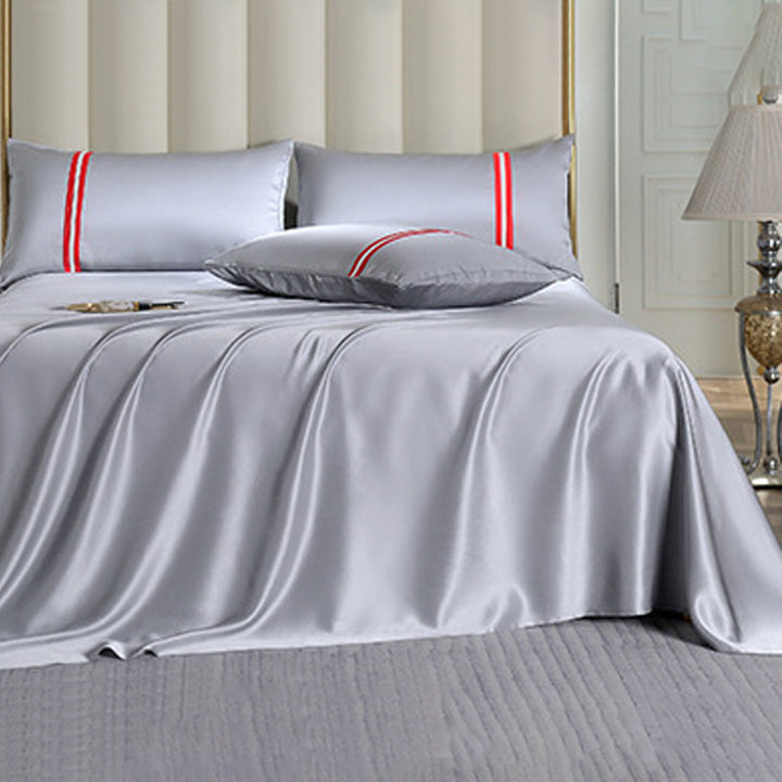 【19匁 】シルク寝具 上質シルク 100%高級 かっこいい イギリス风 プレーン 寝具セット シーツセット 単品からセットまで