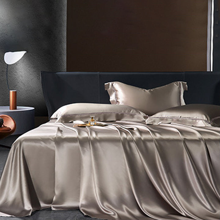 【30匁 】シルク寝具 天然上質100% シルク高級寝具カバー  ヨーロッパ風   純色 多色展開  肌触りいい ファッション 光沢 単品からセットまで