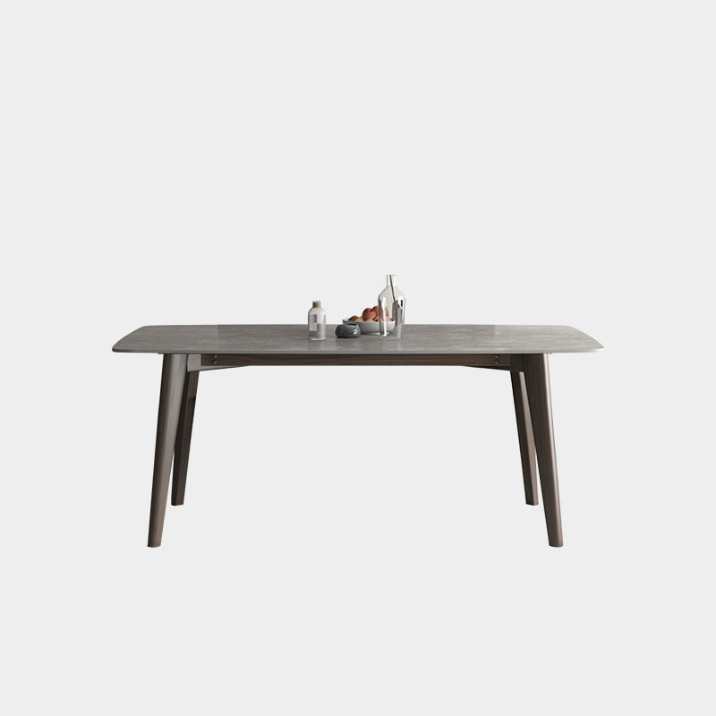 【ダイニングテーブル】北欧風 マーブル柄 選べる7サイズ ダイニングテーブルセットの全体画像 ライトグレー テーブル