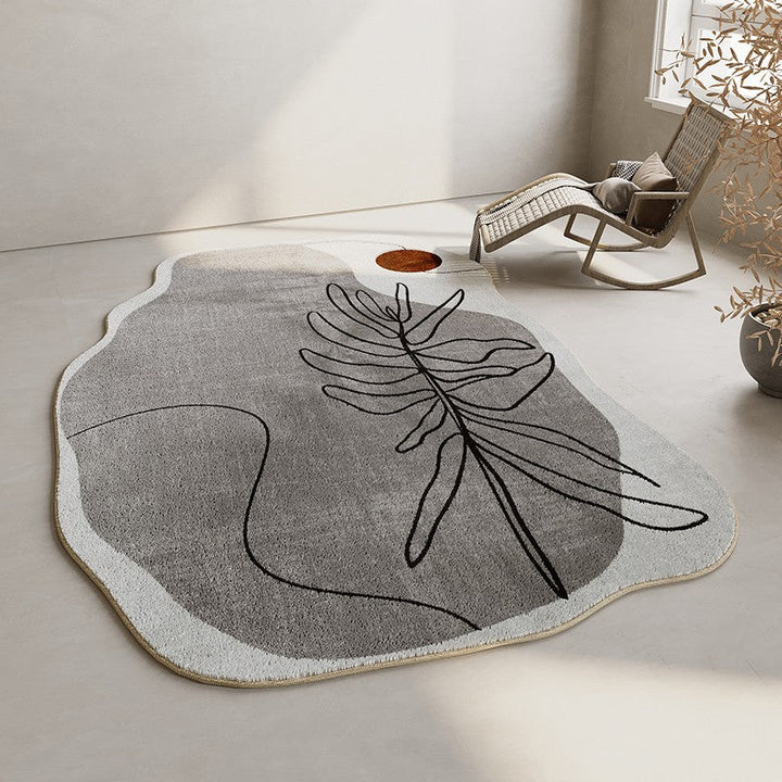 【カーペット・ラグ】シンプルデザイン 不規則 選べる4種