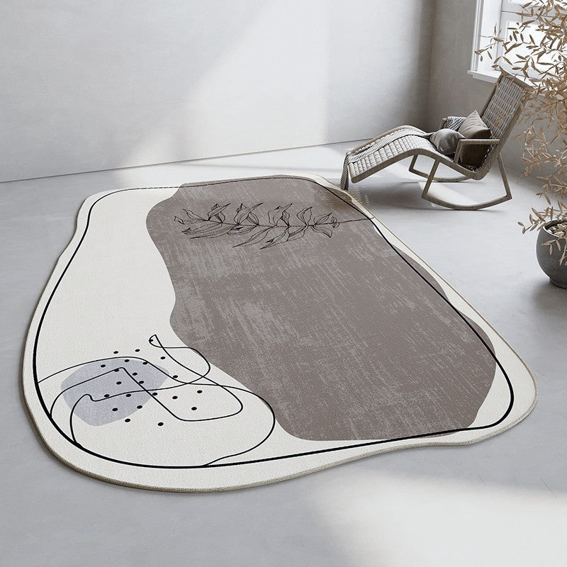 【カーペット・ラグ】シンプルデザイン 不規則 選べる4種