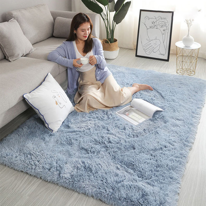 【カーペット・ラグ】シンプル純色 モコモコ 選べる3種