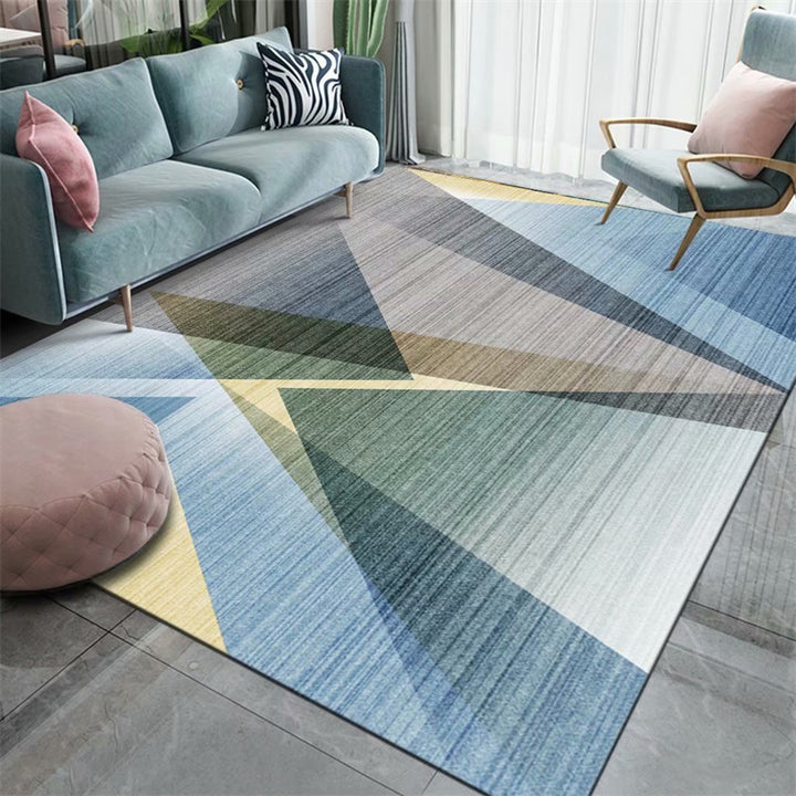 【カーペット・ラグ】北欧風 寒色 選べる4種 高級感