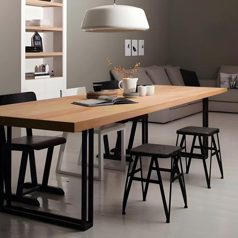 【ダイニングテーブル】レトロモダン 無垢材  選べる10サイズ ナチュラル