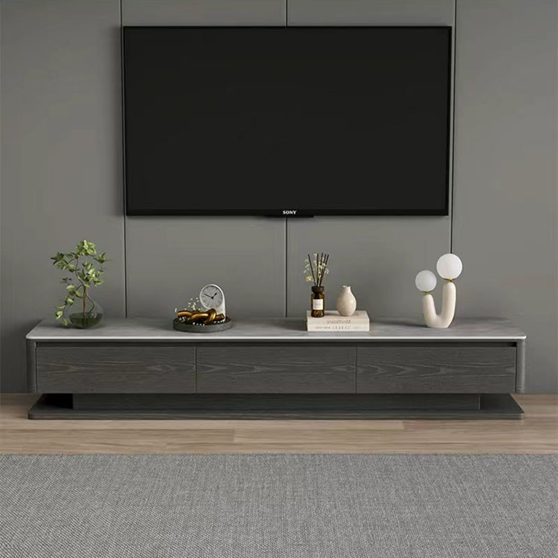 【テレビボード】シック サイズ5種選べる グレー 天板色グレー