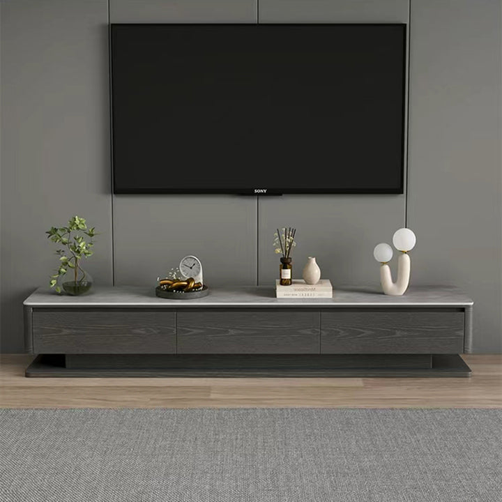 【テレビボード】シック サイズ5種選べる グレー 天板色グレー