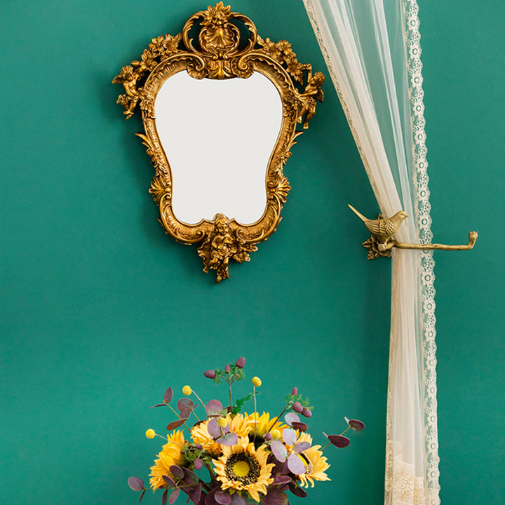 【カーテンホルダー】レトロ 北欧風 カーテン