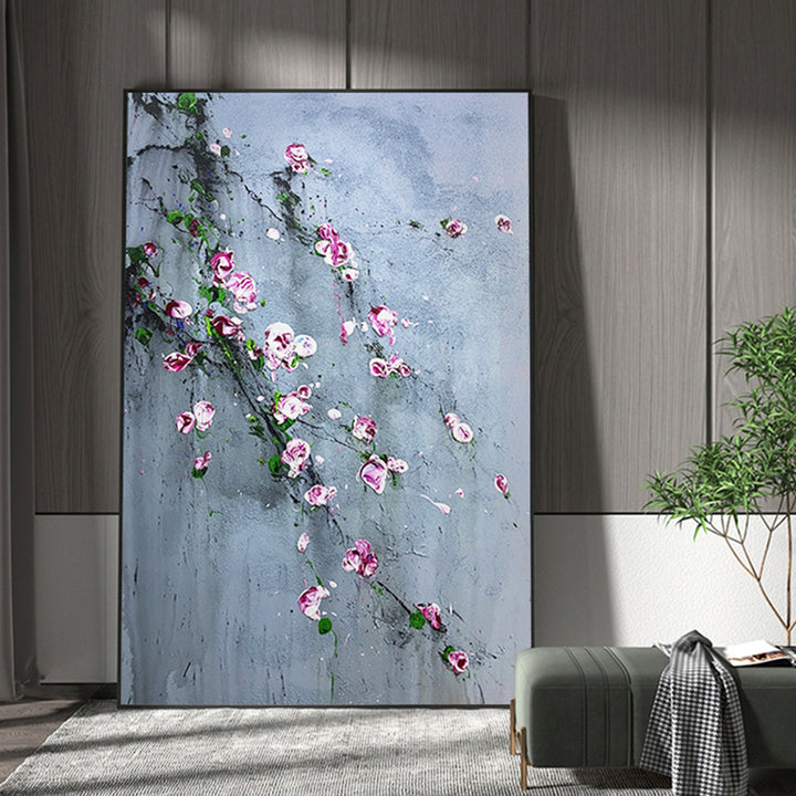 【掛絵】梅の花 選べる3パターン 手描き油絵